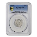 1798 Draped Bust Dime MS-64 PCGS (16 Stars Reverse) 1798 Draped Bust Dime MS-64 PCGS (16 Stars Reverse)